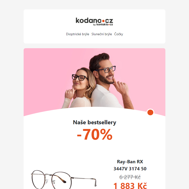 Naše bestsellery -70%: Ray-Ban, Michael Kors, Pérez!