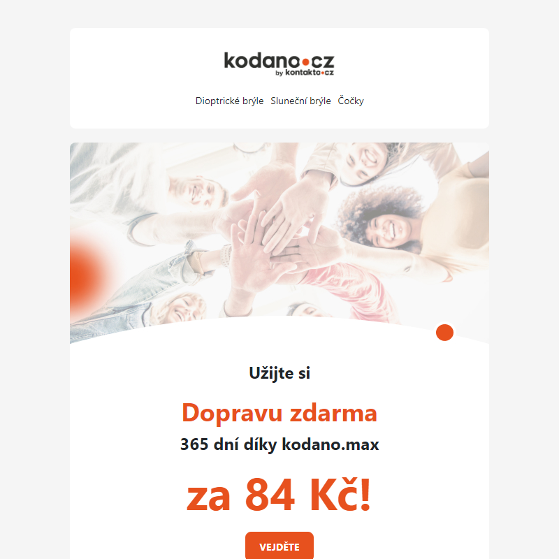 Užijte si dopravu ZDARMA 365 dní díky kodano.max za 84 Kč!