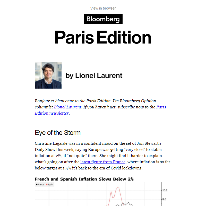 Paris Edition: Eye of the storm