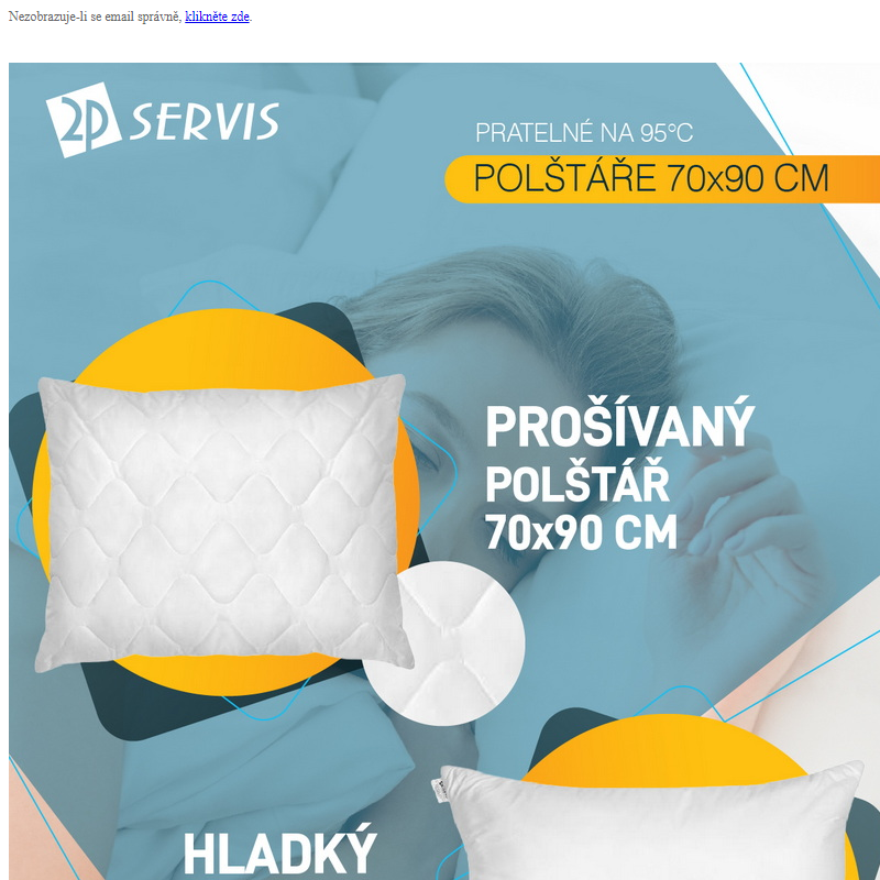 __Kvalitní polštáře pratelné na 95°C - Česká výroba_ _