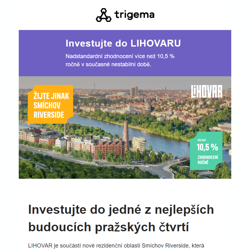 Lihovar: Investujte bez starosti a bezpečně do jedné z nejlepších pražských čtvrtí