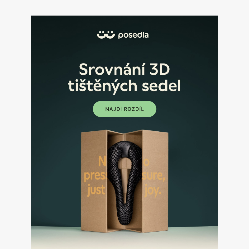 Znáte rozdíly v 3D tištěných sedlech?