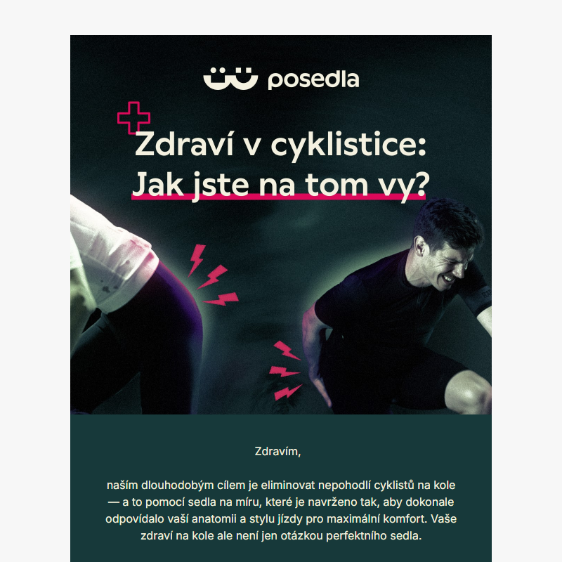 Způsobuje vám cyklistika bolest?