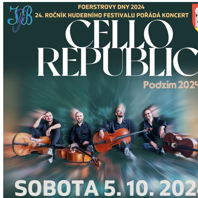 Pozvánka do Libáně na koncert čtveřice violoncellistů Cello Republic