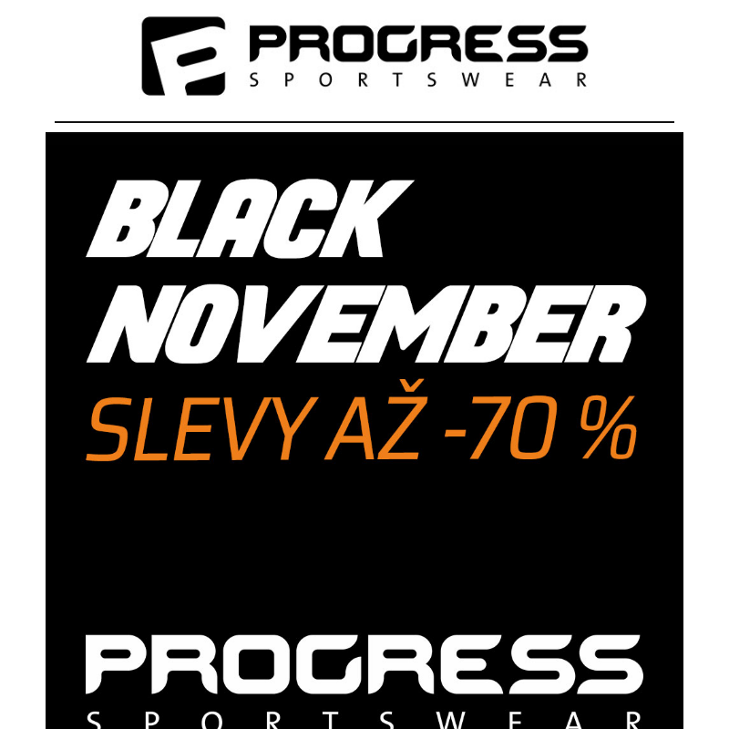 Black November - SLEVY až -70 %