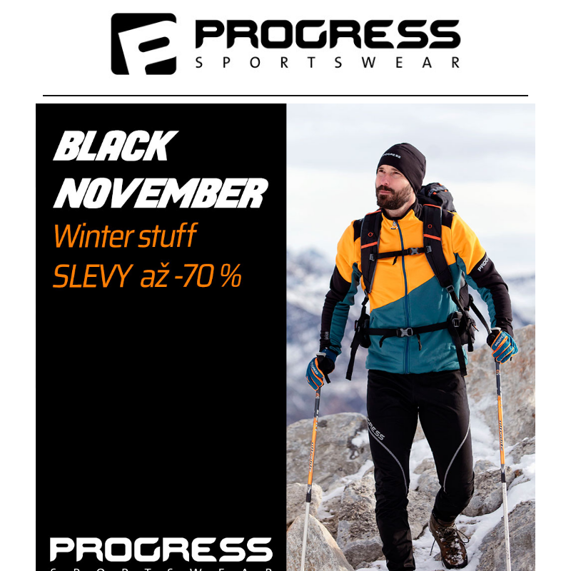 Underwear i Outdoor se slevou až -70 % - Black November