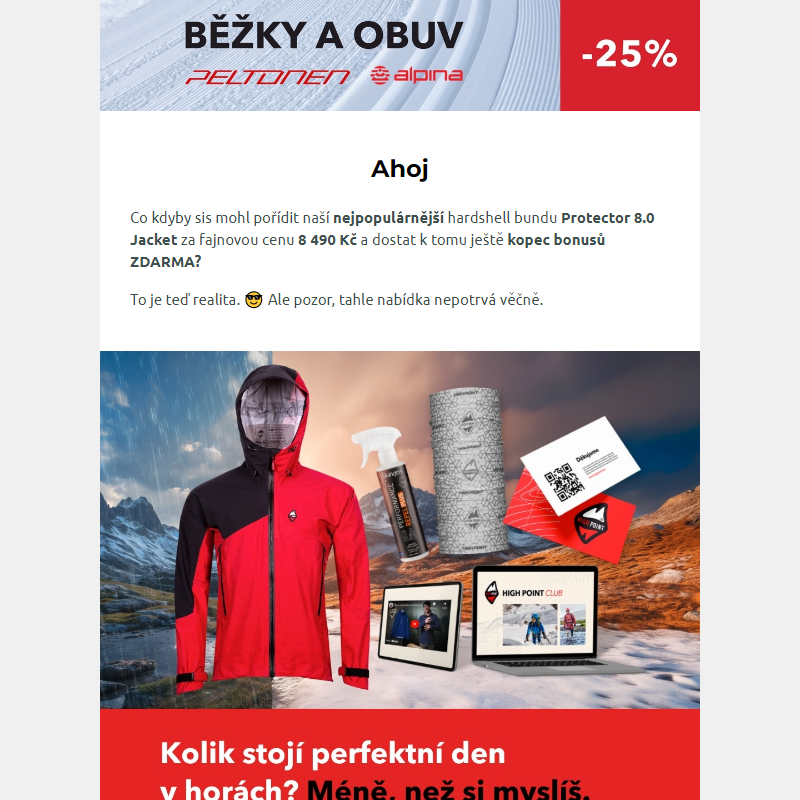 Naše TOP bunda Protector 8.0 se zvýhodněním až 40 %? Síla, ale je to tak...