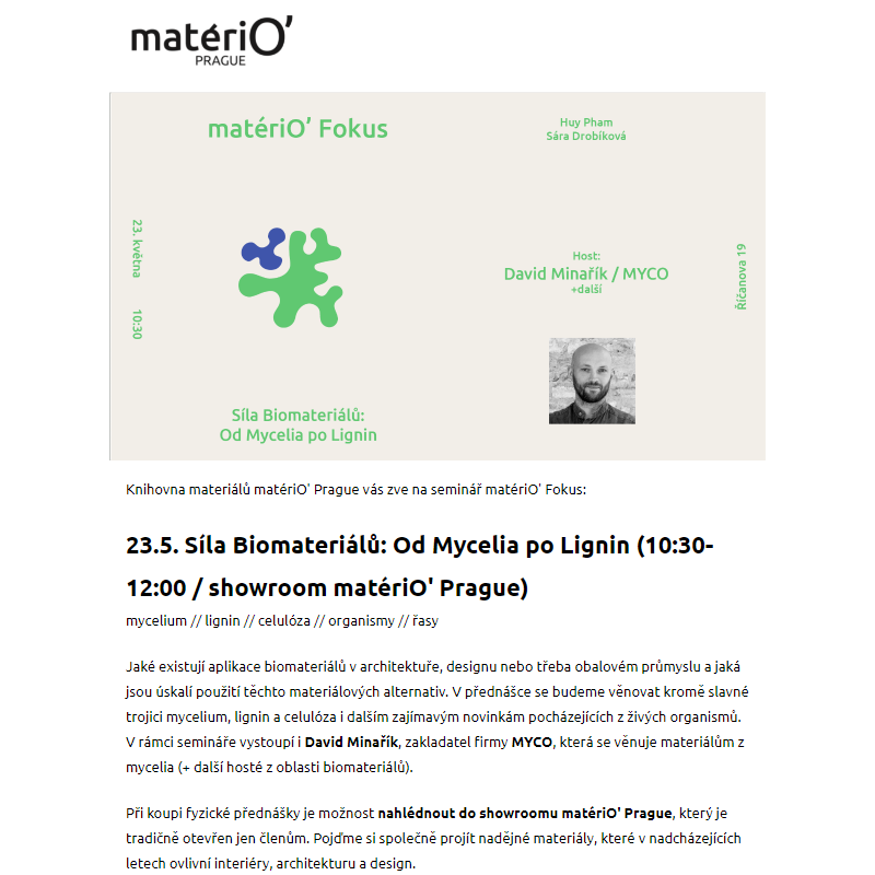 matériO' Fokus: Síla Biomateriálů: Od Mycelia po Lignin