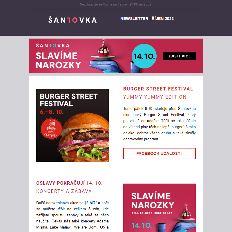 Burger Street Festival, Cosplay Festival a oslavy 14. 10. _ 