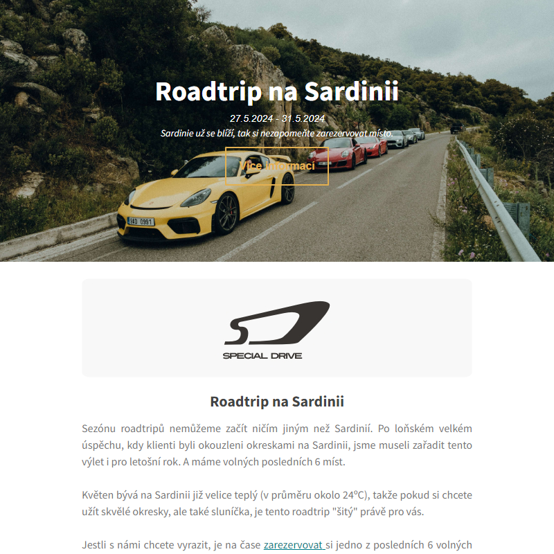 Roadtrip na Sardinii se blíží!