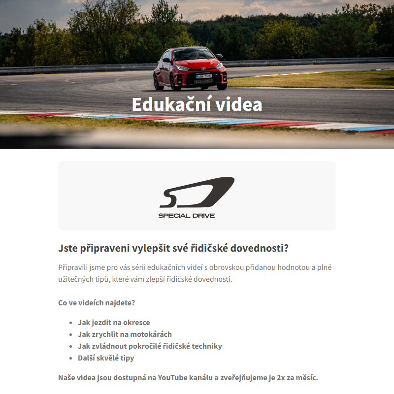 Edukační videa na YouTube!