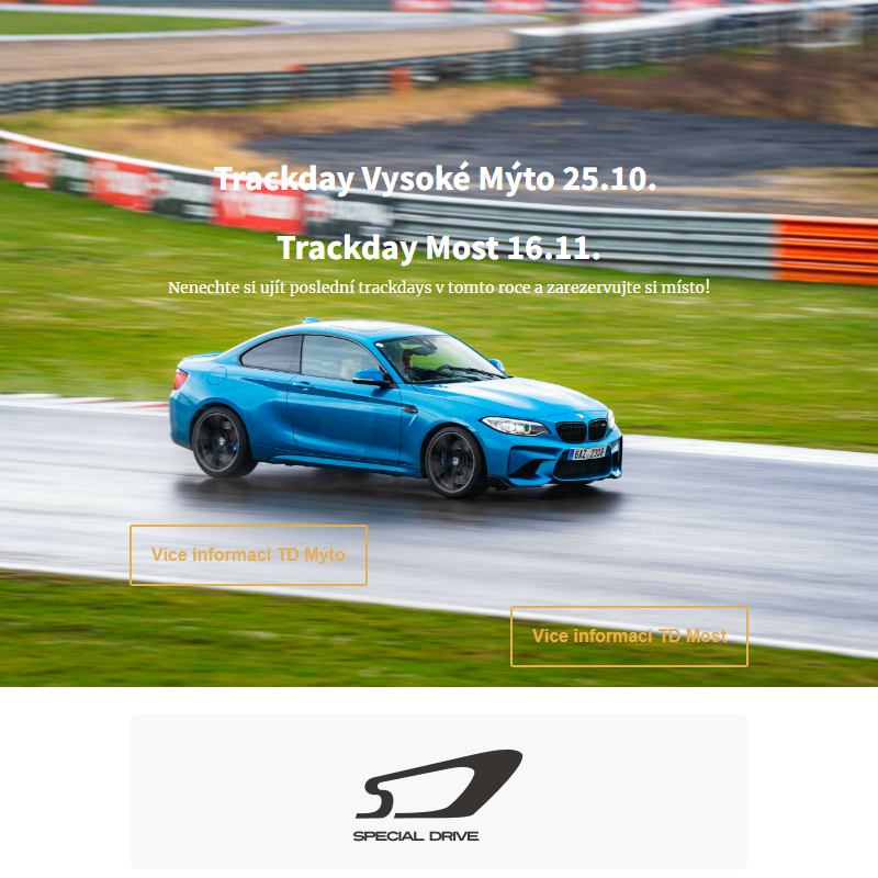 Užijte si finální trackdays sezóny!