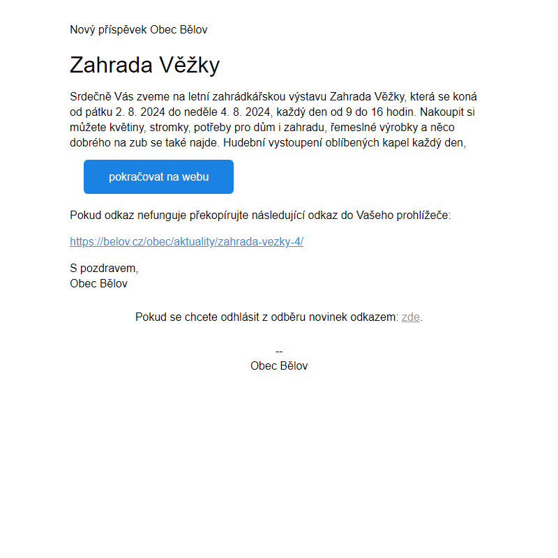 Zahrada Věžky