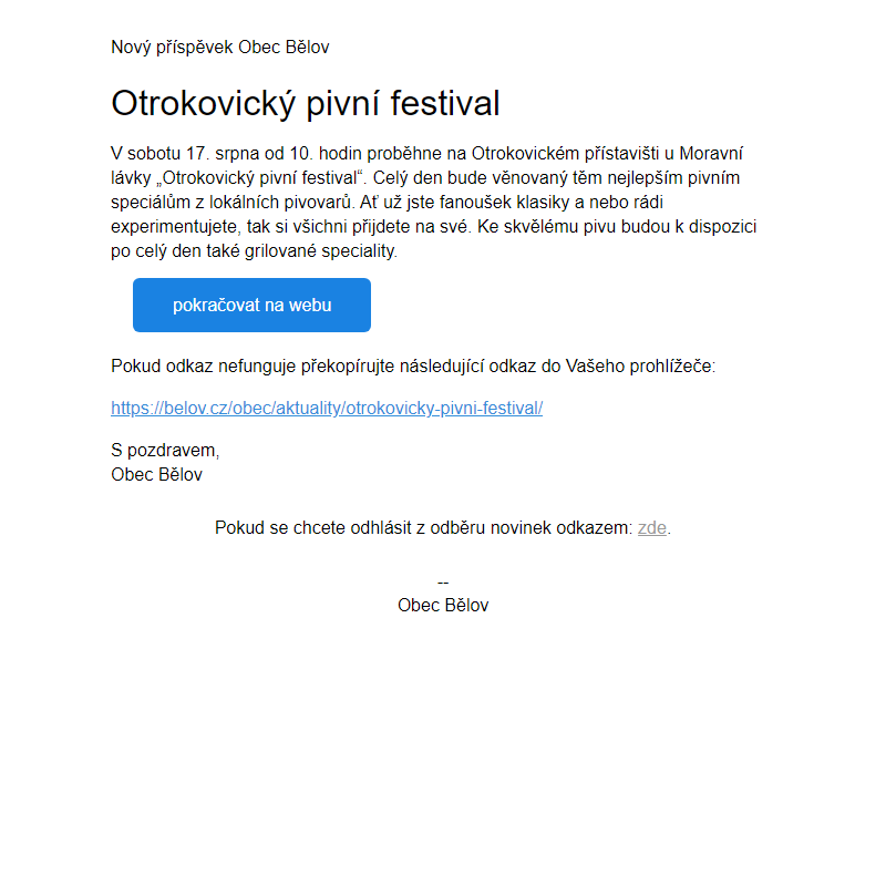 Otrokovický pivní festival