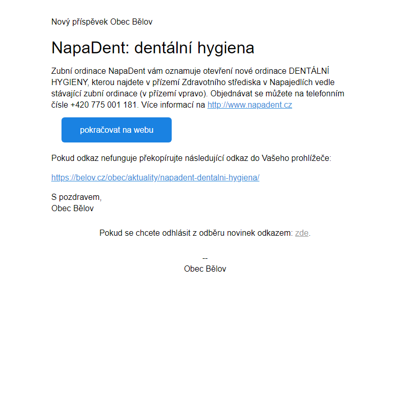 NapaDent: dentální hygiena