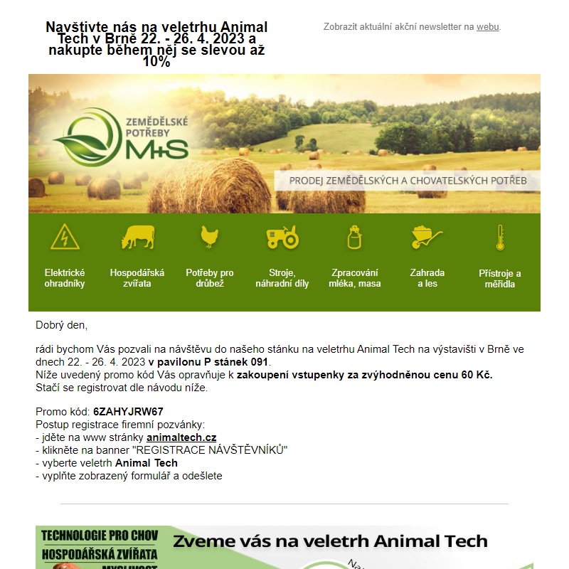 Zítra začíná veletrh Animal Tech v Brně. Přijdete?
