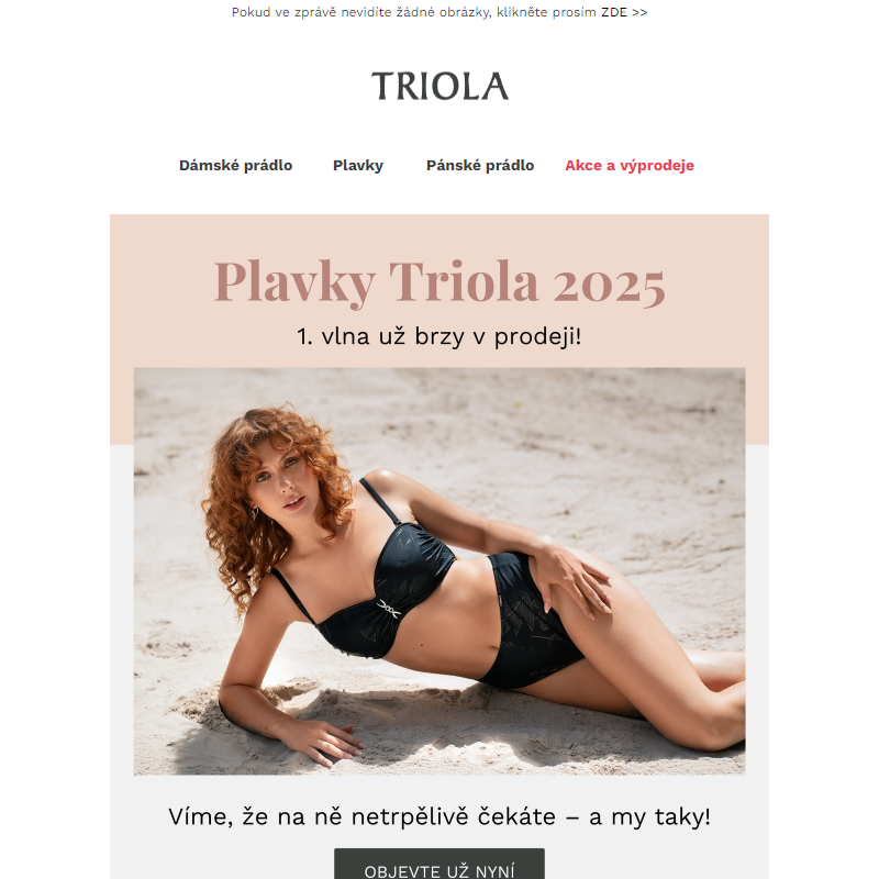 _ Plavky Triola již brzy v prodeji | Slevy až -40 % | Stylová trička