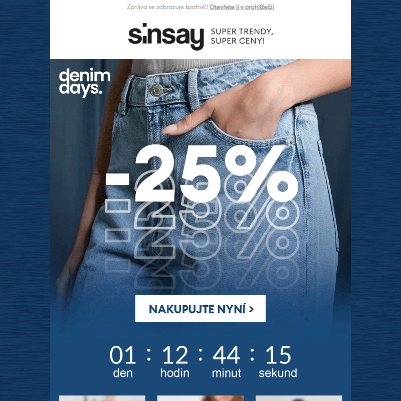 _ -25% DENIM DAYS _