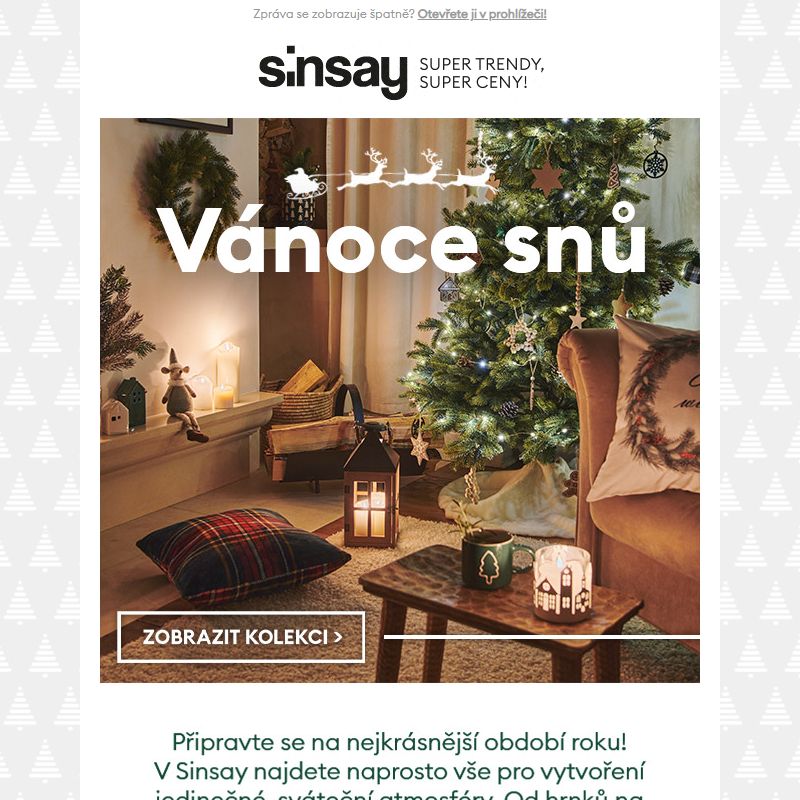 _ VÁNOCE SNŮ se Sinsay _