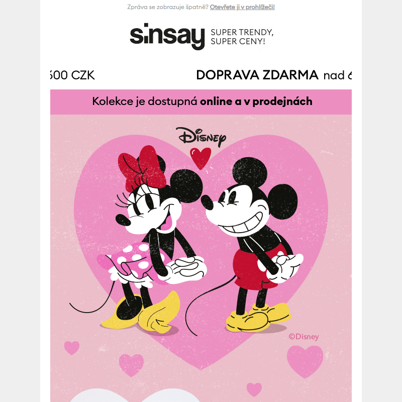 Valentýnská kolekce inspirovaná ©Disney _