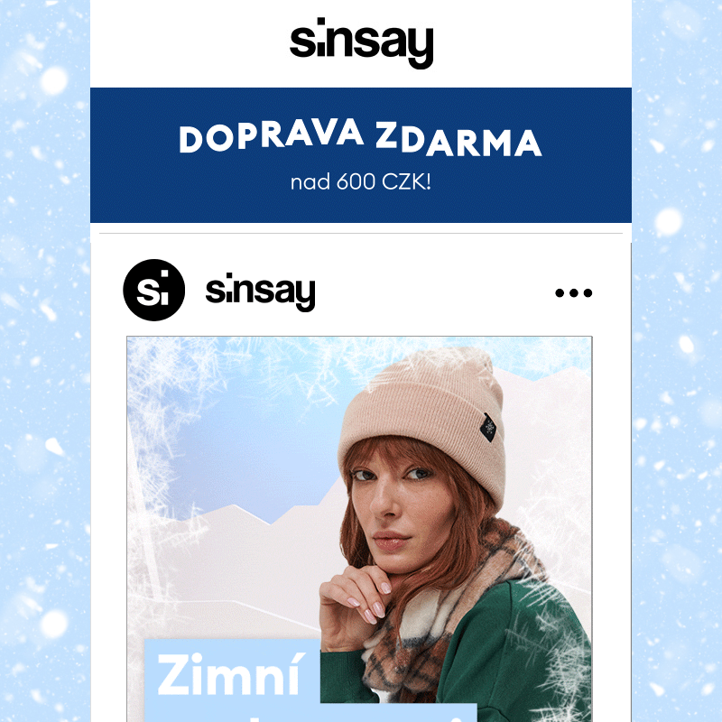 Zima se Sinsay není tak špatná! __