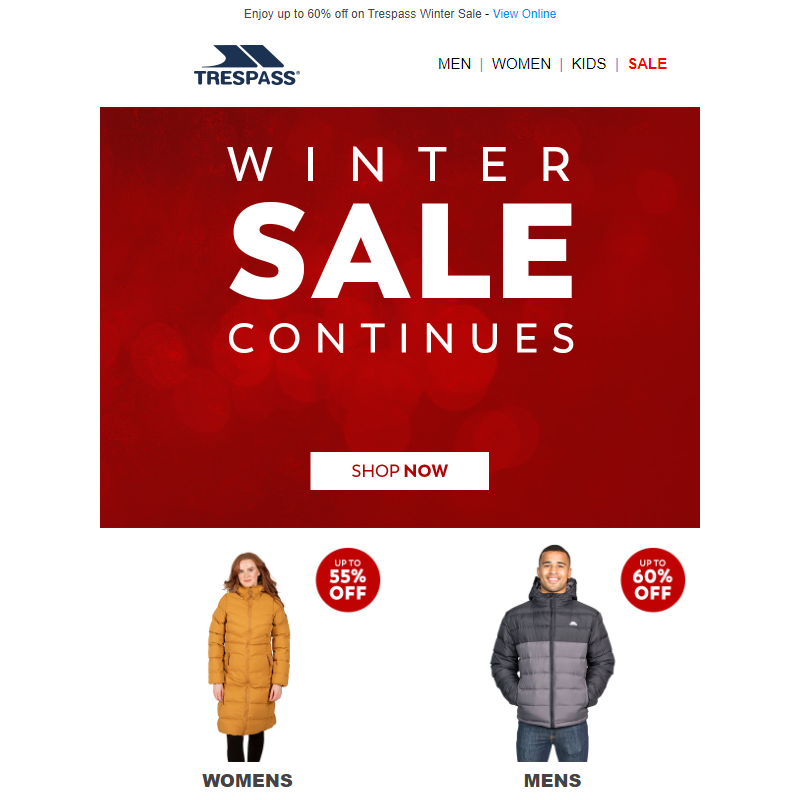 Winter SALE Continues