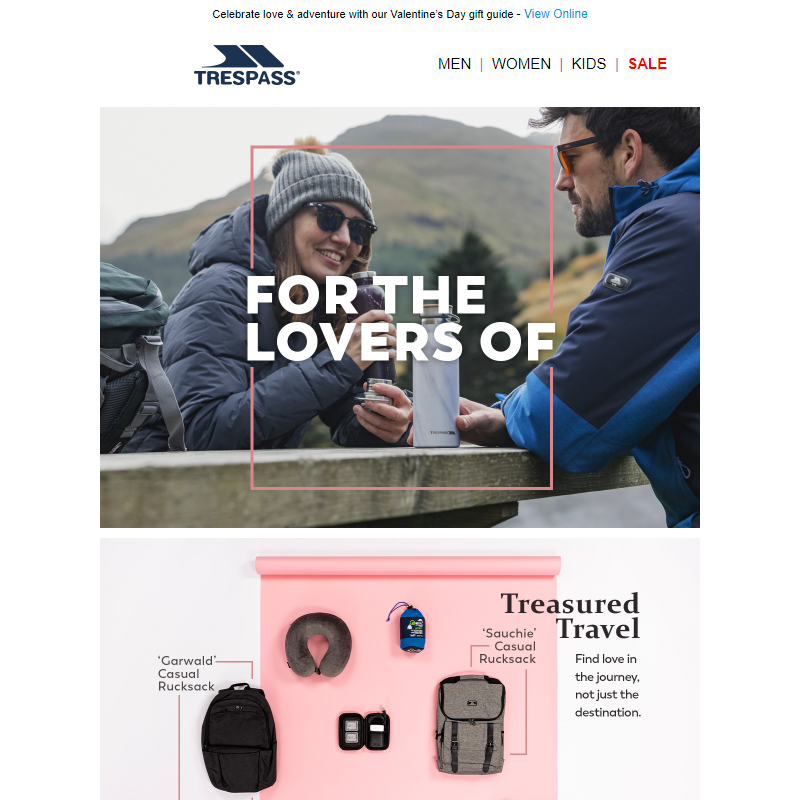 Valentine’s Day Gift Guide: For the lovers of the outdoors