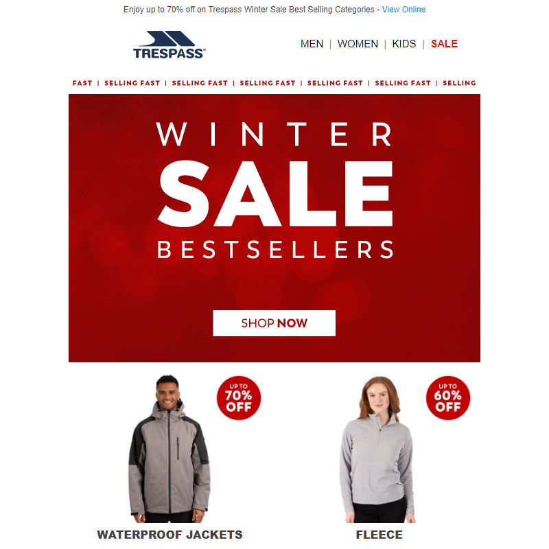 Hurry! Up to 70% off Winter Sale | Selling Fast