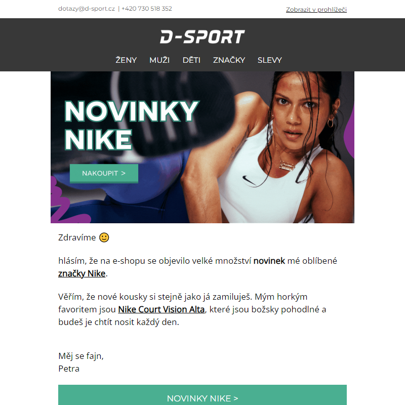 _ Novinky Nike - tohle by ti nemělo uniknout