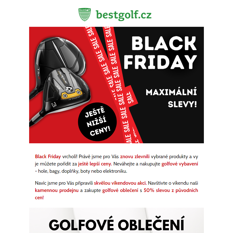 Maximální slevy. Black Friday vrcholí.