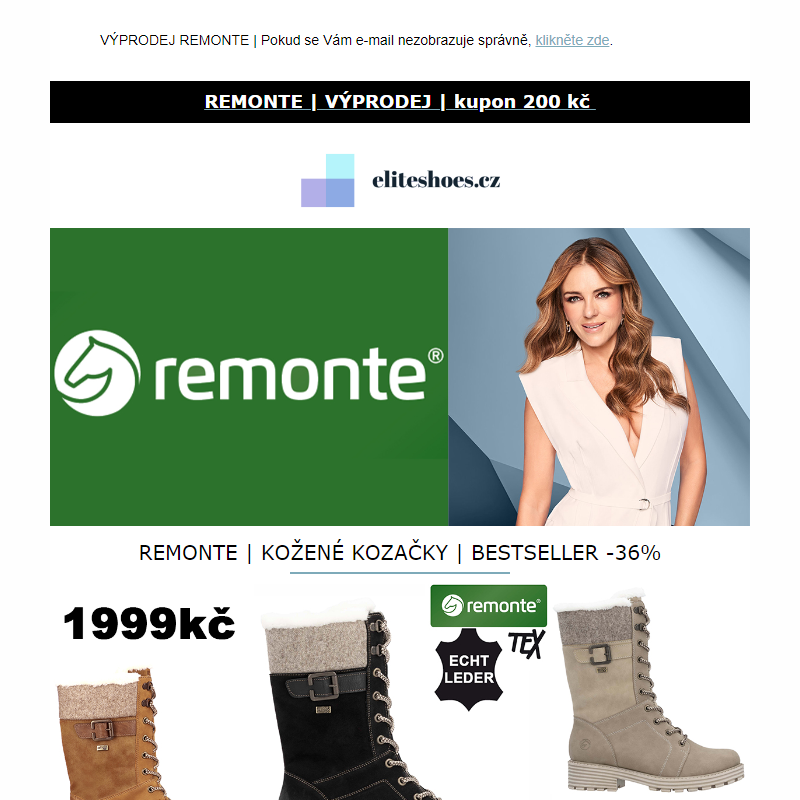 REMONTE VÝPRODEJ | od 1.799 kč | Kupon 200Kč