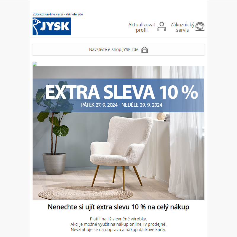 _ Extra sleva 10 % na celý nákup! 