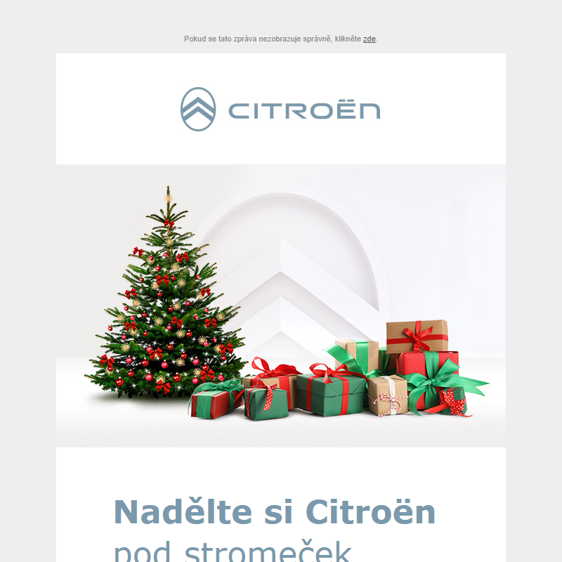 Vánoční nadílka Citroën