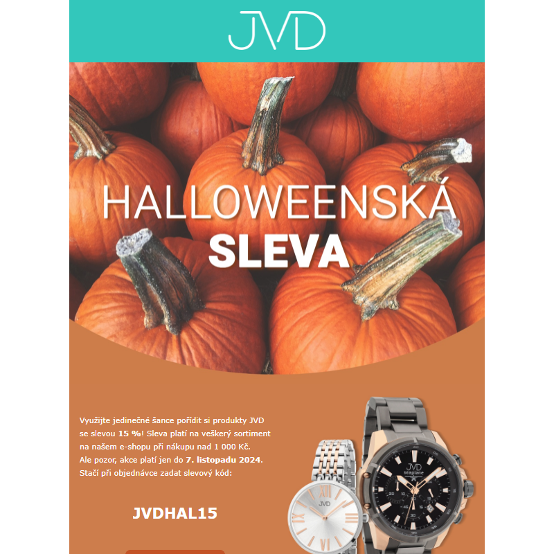 _ Halloweenská sleva 15 %!