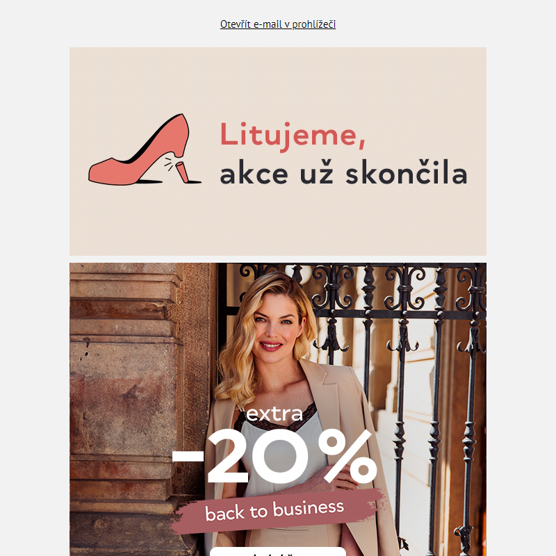 Pospěšte si! Extra -20 % na business brzy končí _