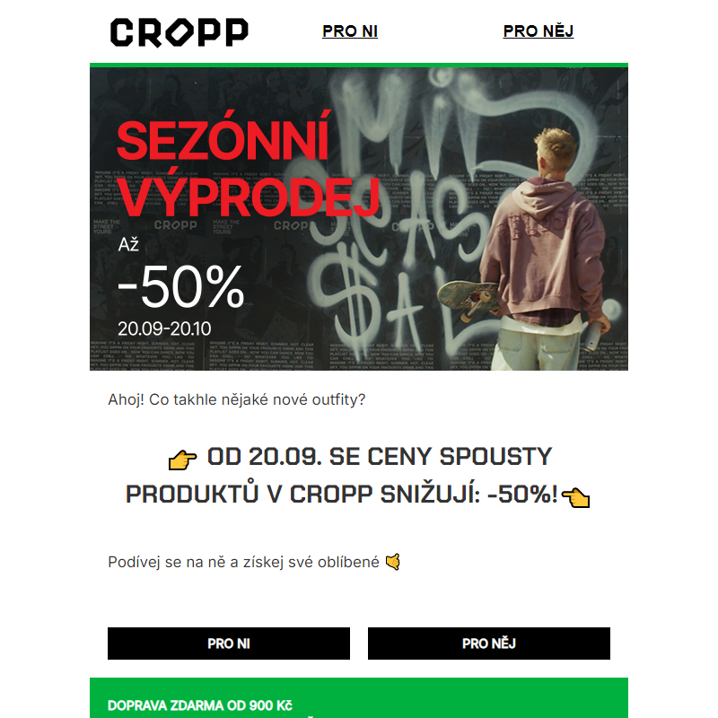 _ -50%: Mid Season Sale v Cropp! _