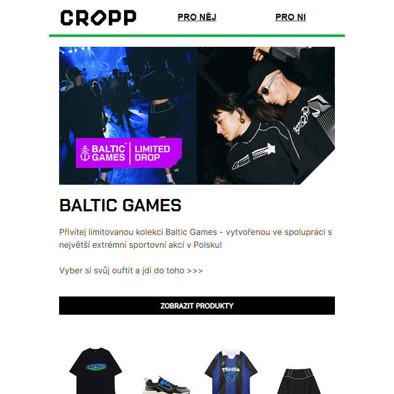 BALTIC GAMES x CROPP _