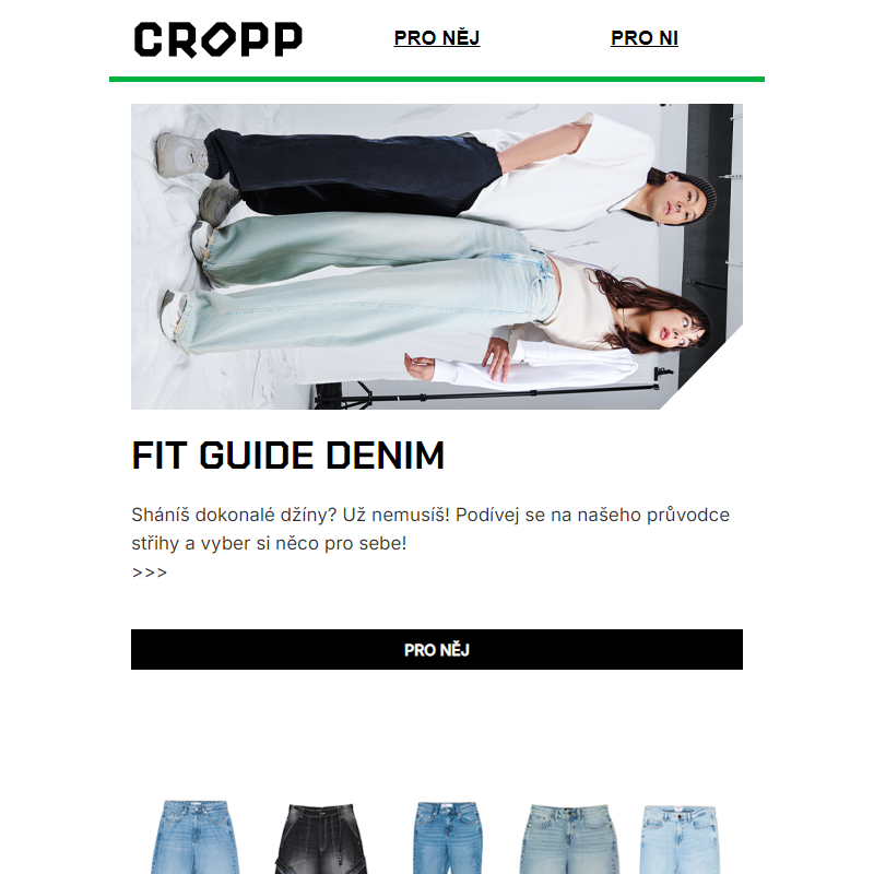 FIT GUIDE DENIM_ Najdi si své dokonalé džíny