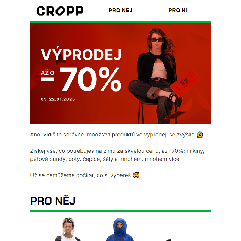 Ještě více produktů až o -70 % ____