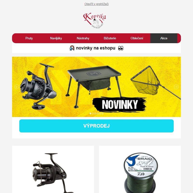 Novinky pro tento týden