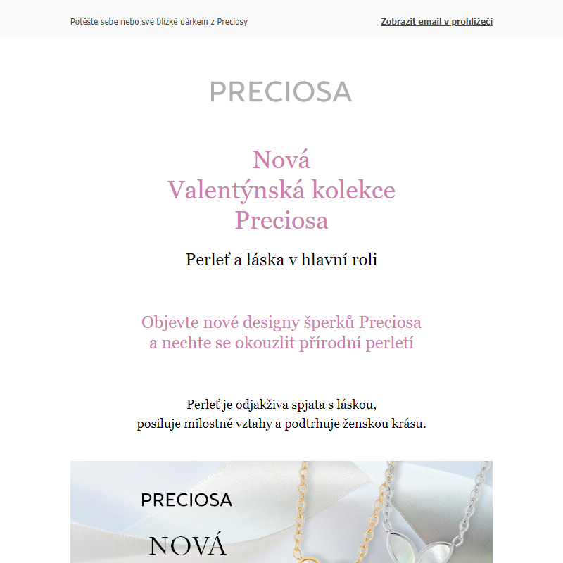 Nová valentýnská kolekce Preciosa