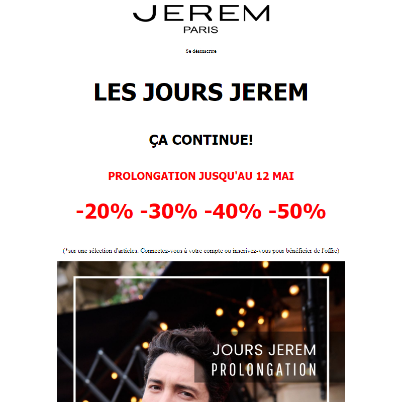 La saga des Jours Jerem continue... de 20 _ -50% 