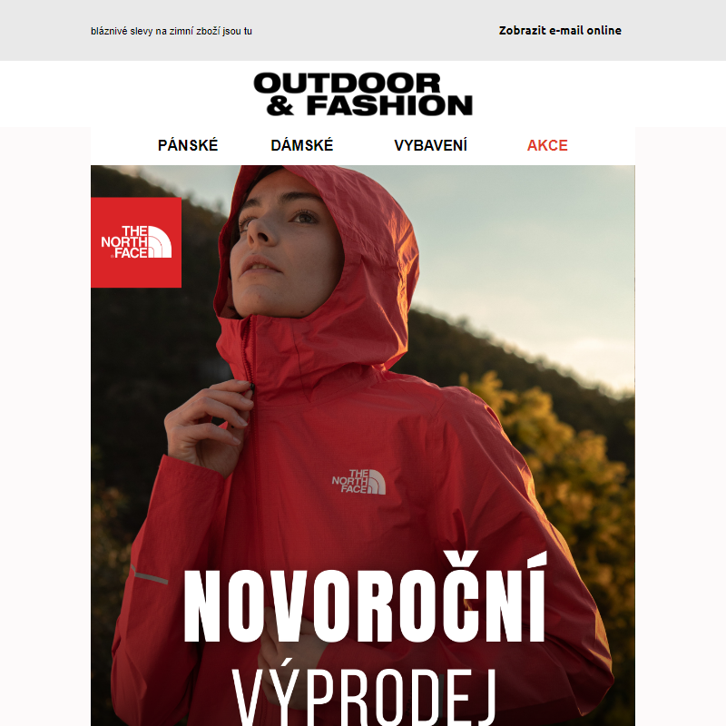 _ Novoroční výprodej The North Face až -50%