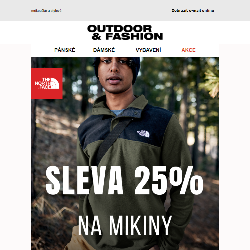 _Mikiny The North Face se slevou 25%