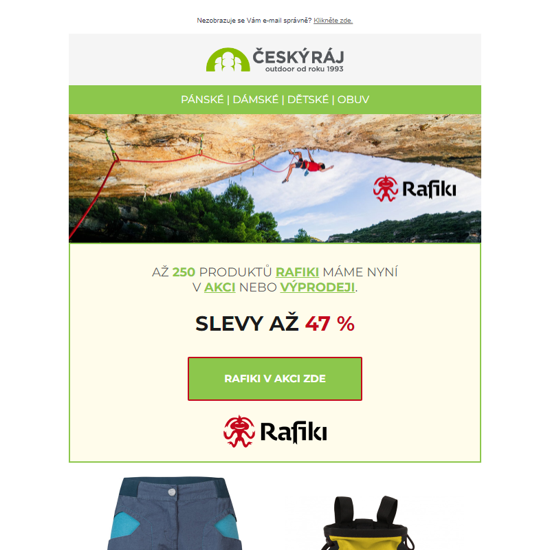 _ Slevy až 47 % na značku Rafiki - ČESKÝ RÁJ