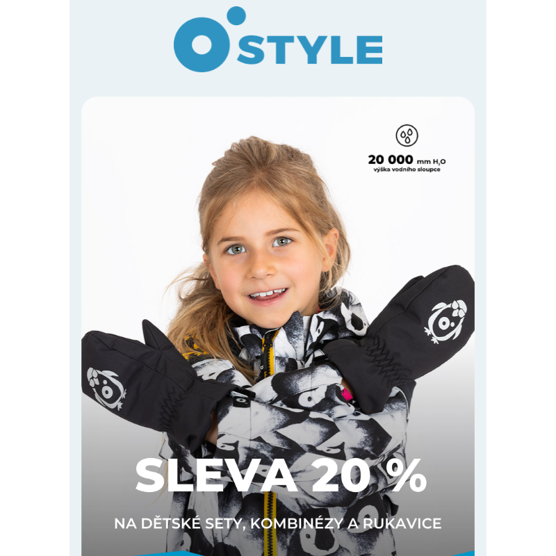 Jste vybavení na zimu? Máme pro vás slevu 20 % na dětské oblečení _