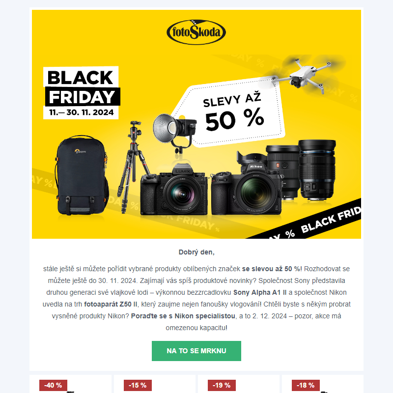 _Až 50% slevy s Black Friday a žhavé novinky