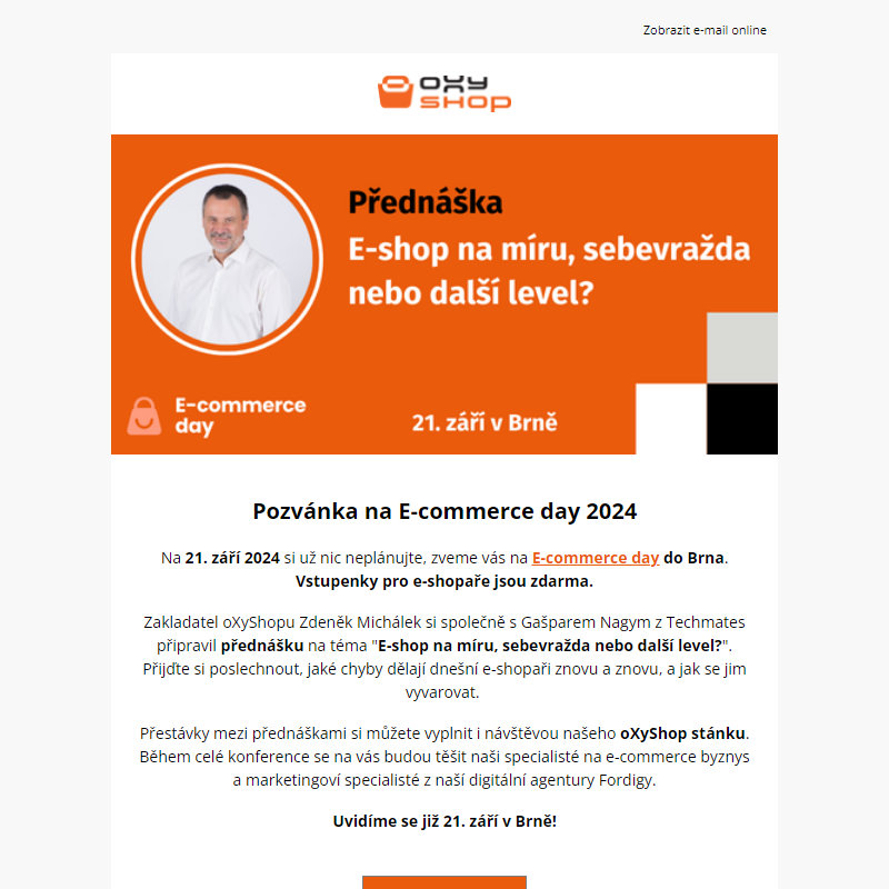 E-shop na míru, záhuba nebo další level? E-commerce Day 2024