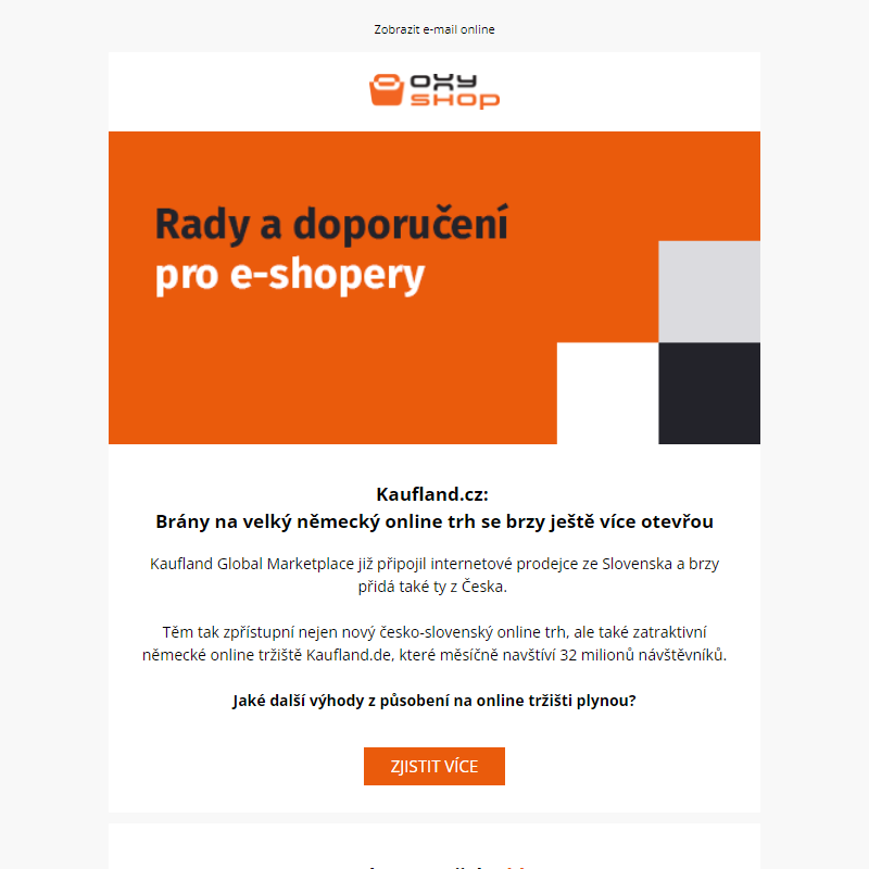 Kaufland.cz: Nová příležitost pro e-shopy