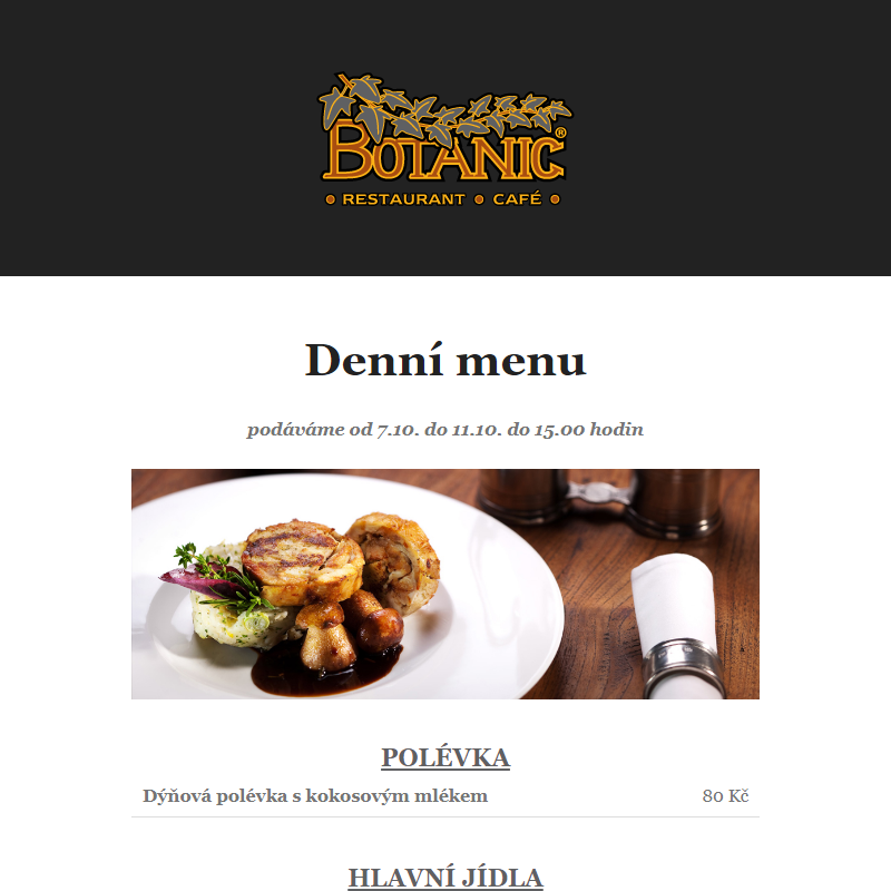 Denní menu